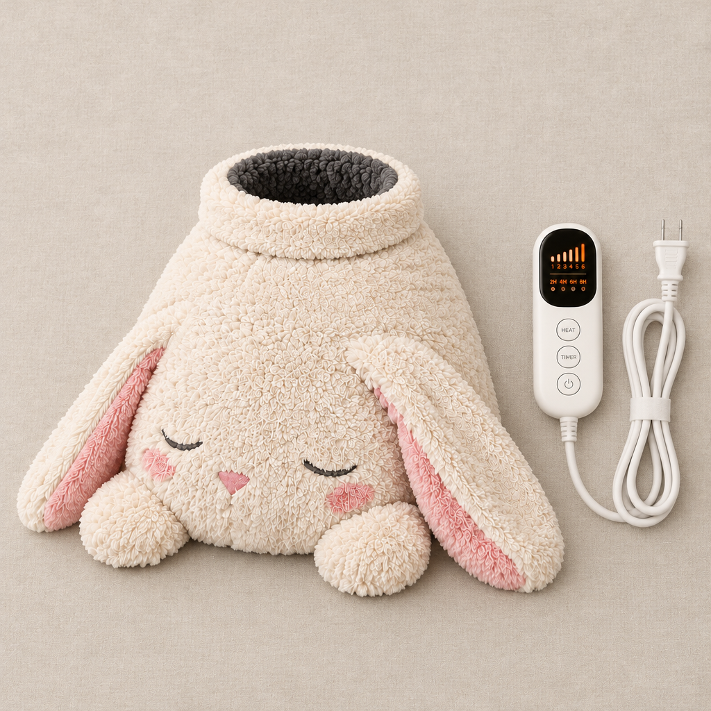 Foot warmer, heat controller and power cable