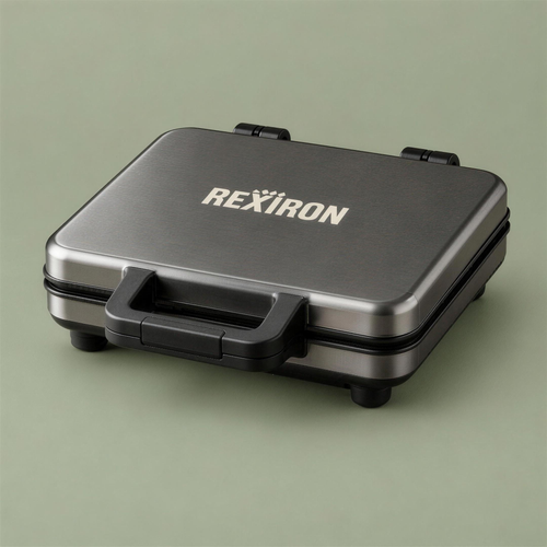 RexIron Dino Waffle Maker in charcoal